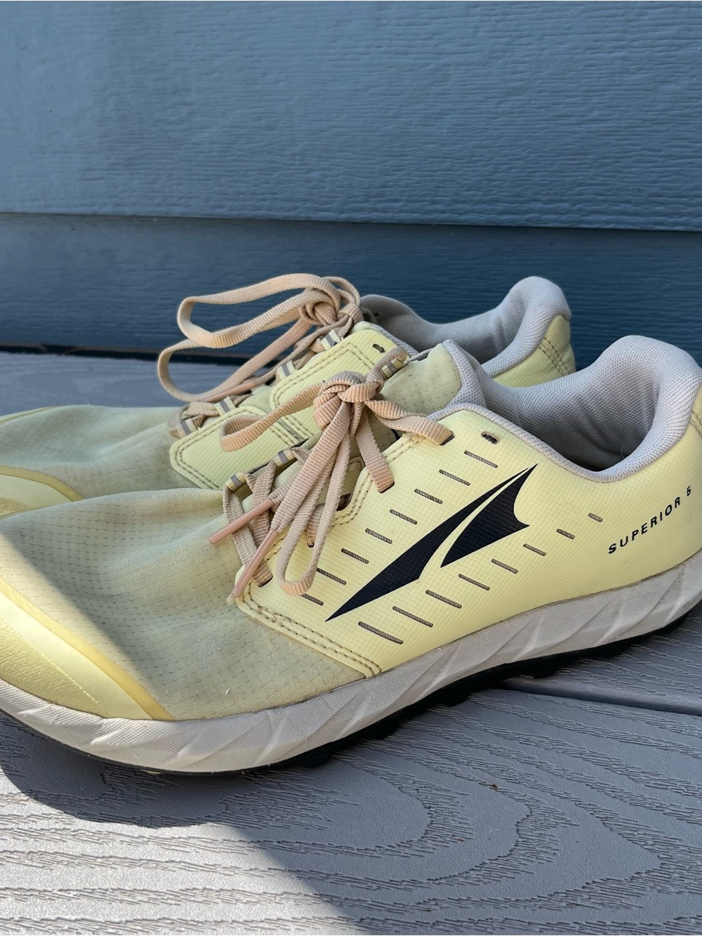 Altra Superior 5 Women’s Trail Running Shoes Yellow/Pink AL0A5483770